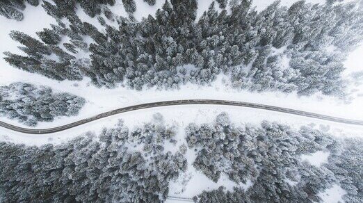 Winter road header